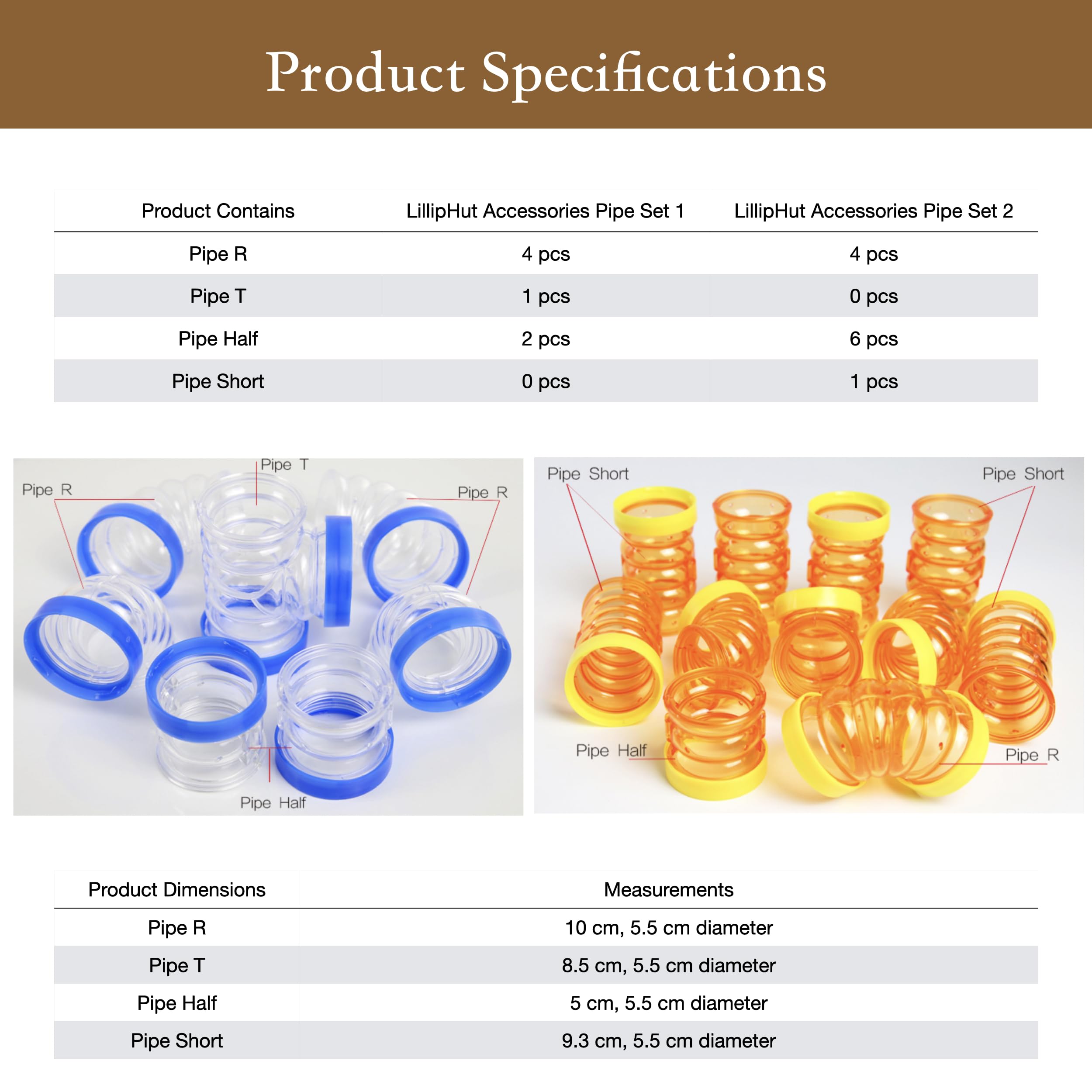 LillipHut Pipe Set